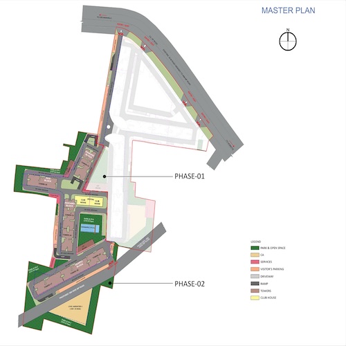 floorplans & masterplan of Sattva Park Cubix